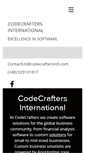 Mobile Screenshot of codecraftersintl.com
